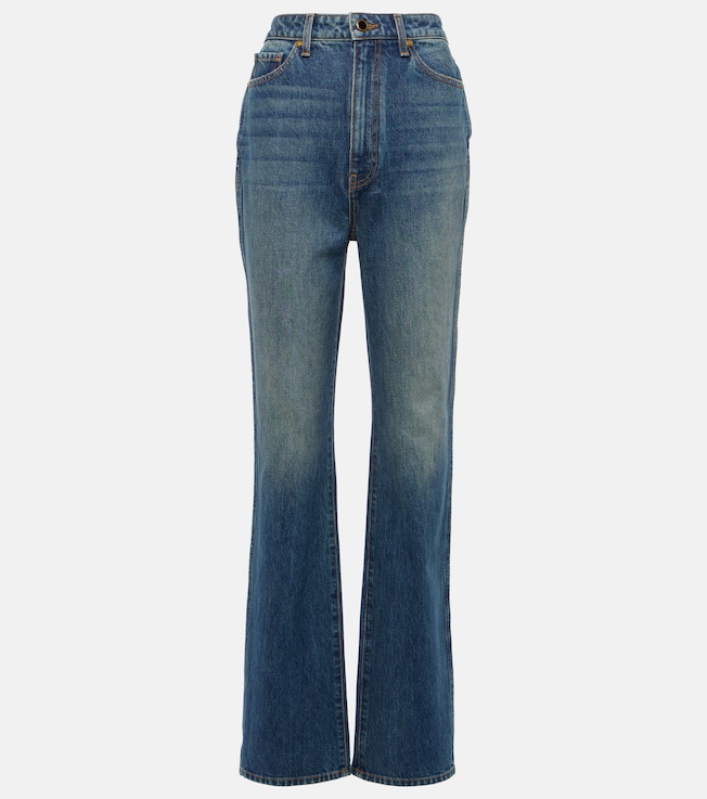 Danielle high-rise straight jeans | Khaite