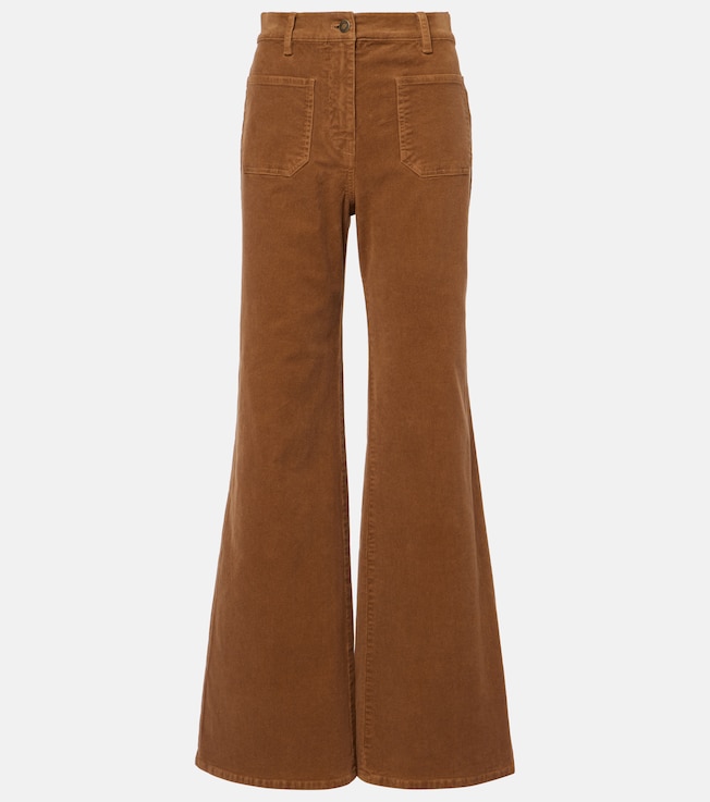 Florence high-rise corduroy flared pants | Nili Lotan