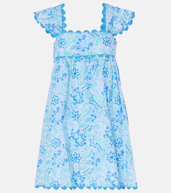 Printed cotton minidress | Juliet Dunn
