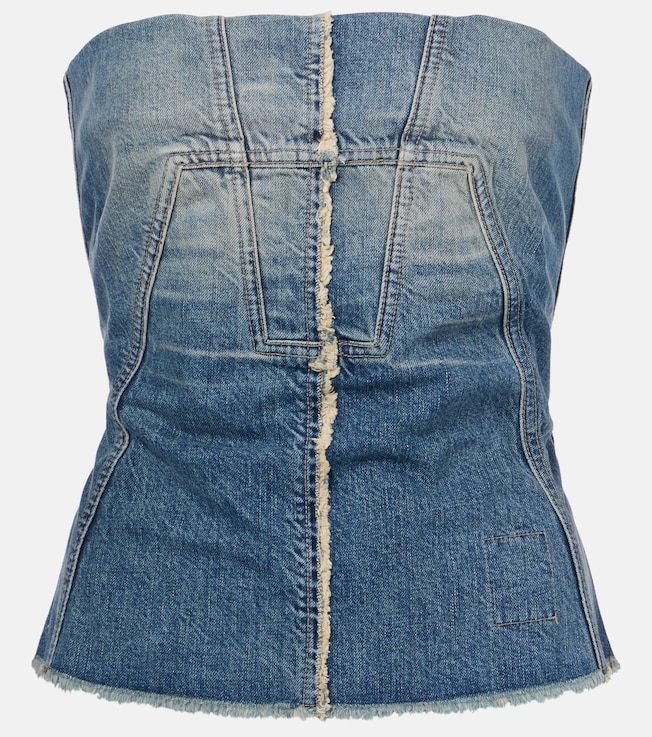 Denim corset | Rick Owens