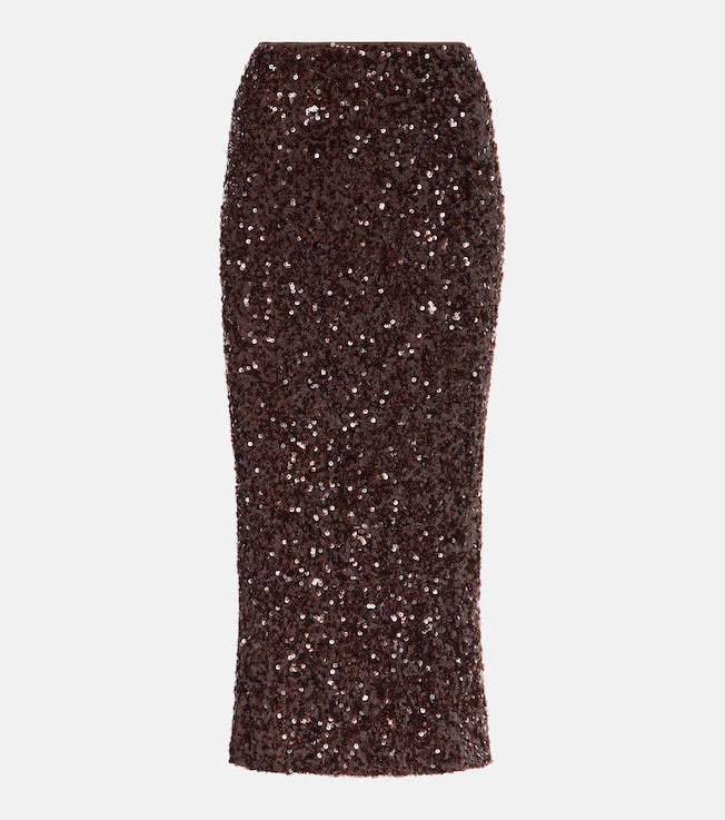 Sequined midi dress | Rotate