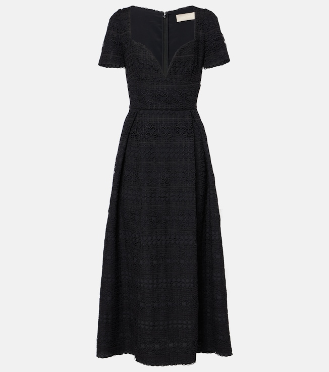 Macramé midi dress | Elie Saab