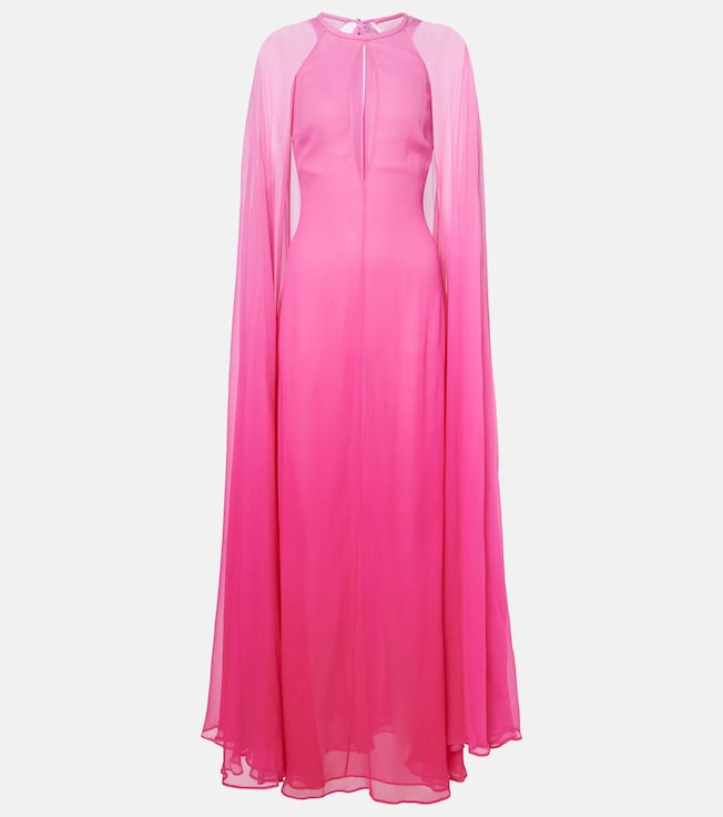 Ombré cutout silk crepon gown | Tom Ford