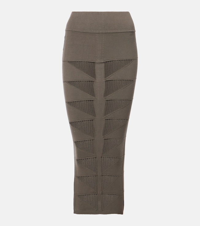 Jersey pencil skirt | Rick Owens