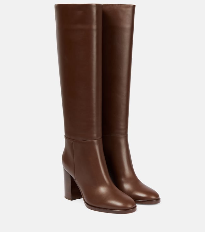 Santiago knee-high leather boots | Gianvito Rossi