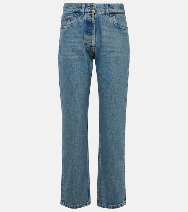 Mid-rise straight jeans | Prada
