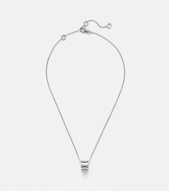 B.zero1 18kt white gold pendant necklace | Bvlgari
