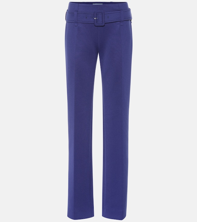 Belted technical jersey pants | Prada