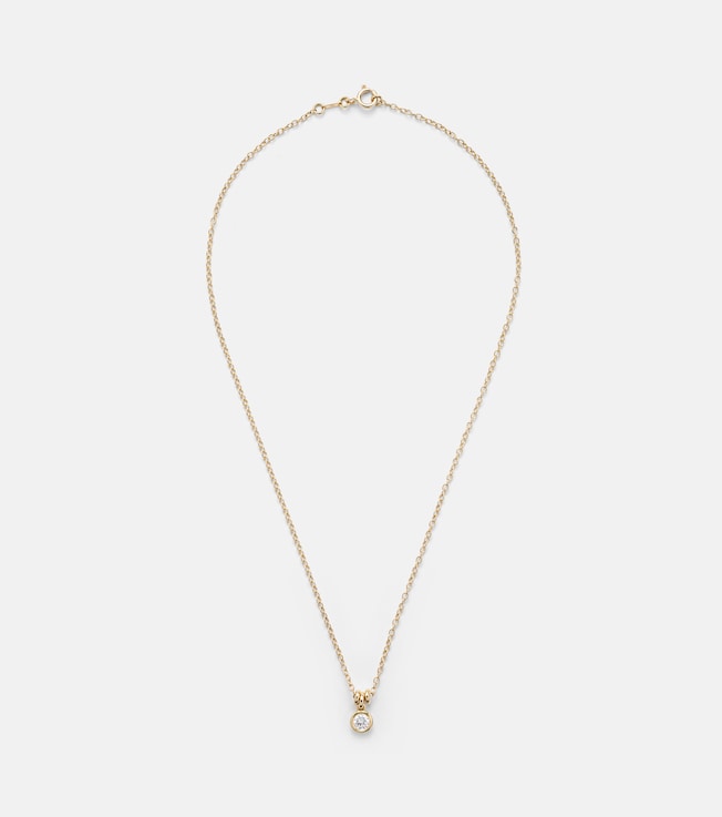 Amirah 18kt gold necklace with diamonds | Spinelli Kilcollin