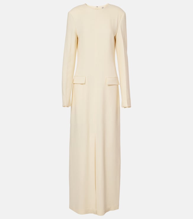 Pocket crêpe maxi dress | Toteme
