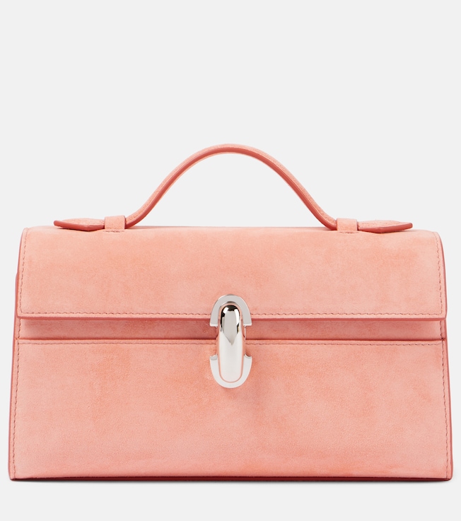 Symmetry suede tote bag | Savette