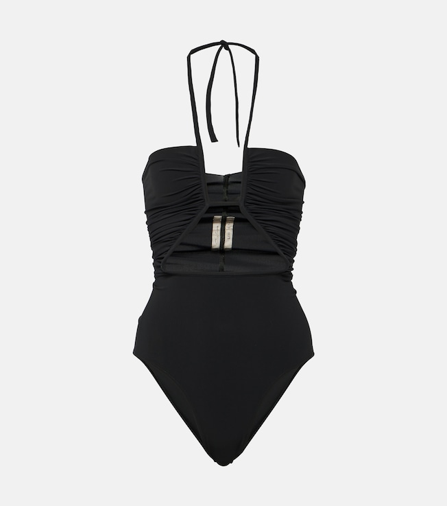 Halterneck cutout swimsuit | Rick Owens