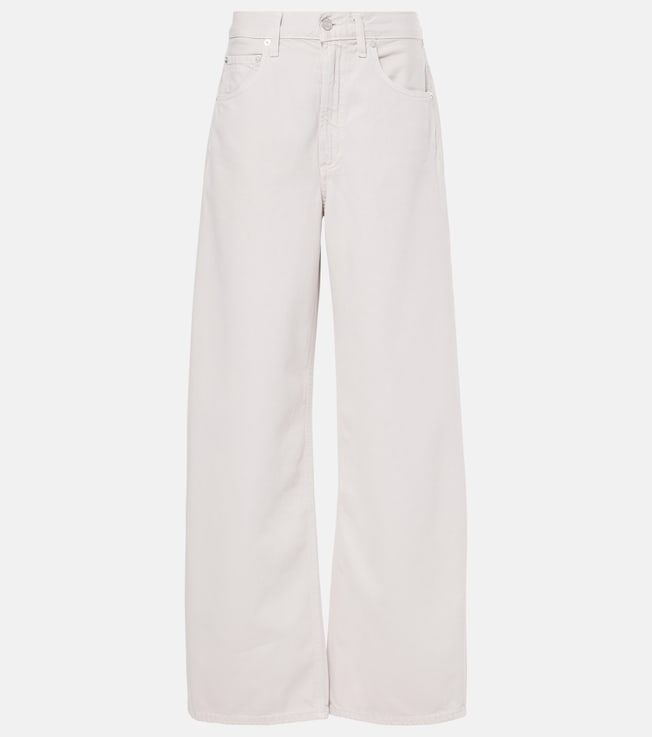 Low Curve mid-rise wide-leg jeans | Agolde