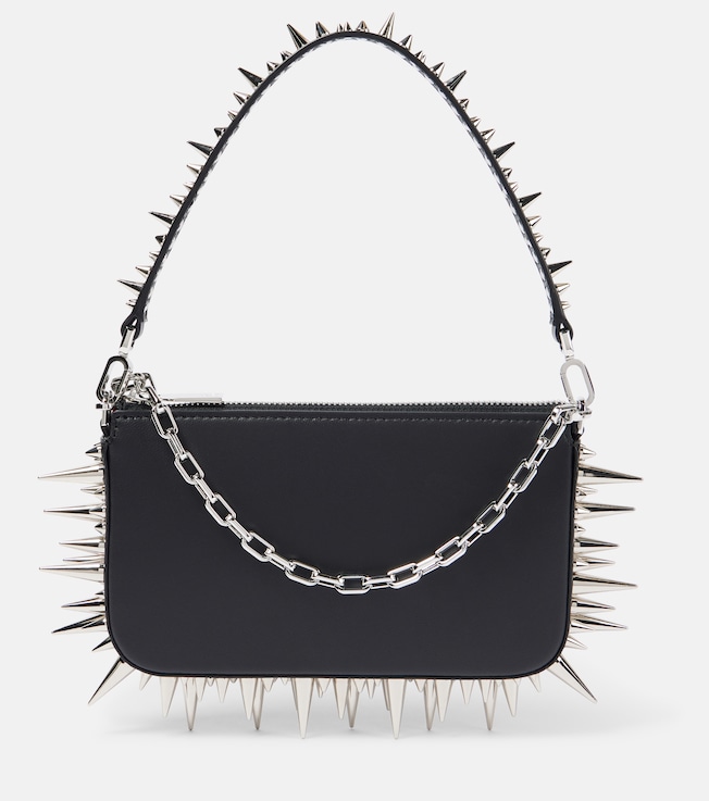 Loubila Mini spiked leather shoulder bag | Christian Louboutin