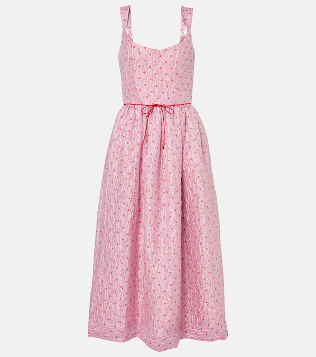 Apple polka-dot corset dress | Markarian