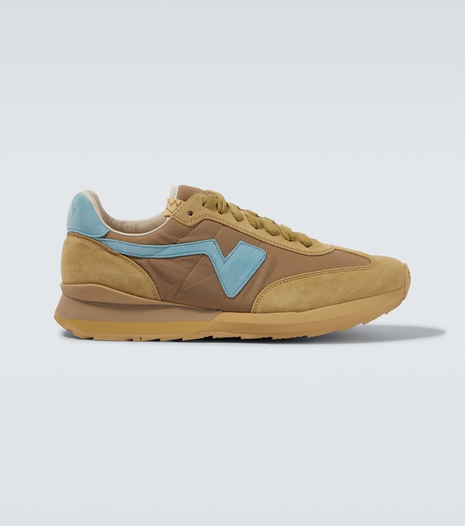 FKT suede-trimmed sneakers | Visvim