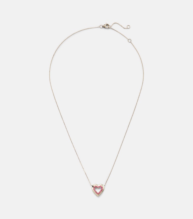 14kt gold necklace with sapphires | Roxanne First