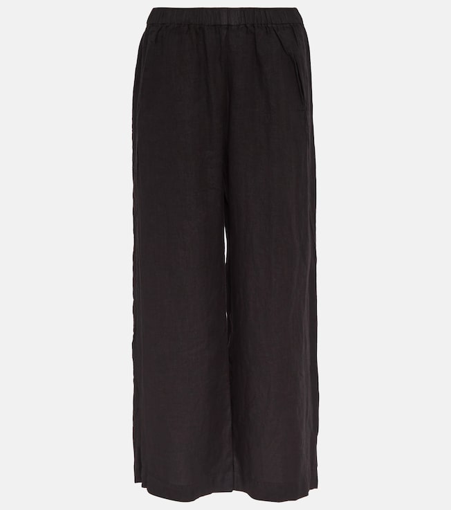 Lola linen wide-leg pants | Velvet
