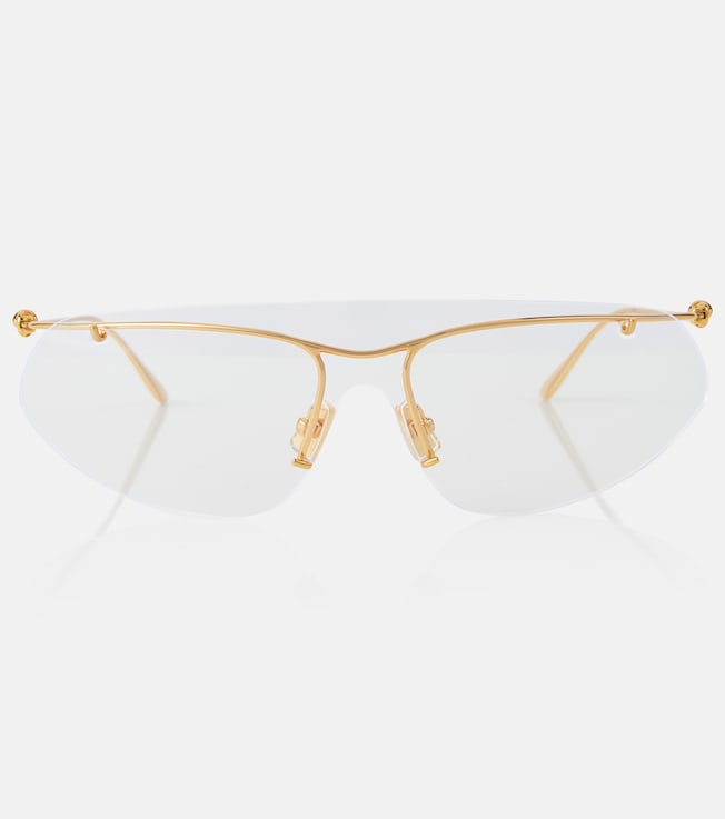 Knot shield sunglasses | Bottega Veneta