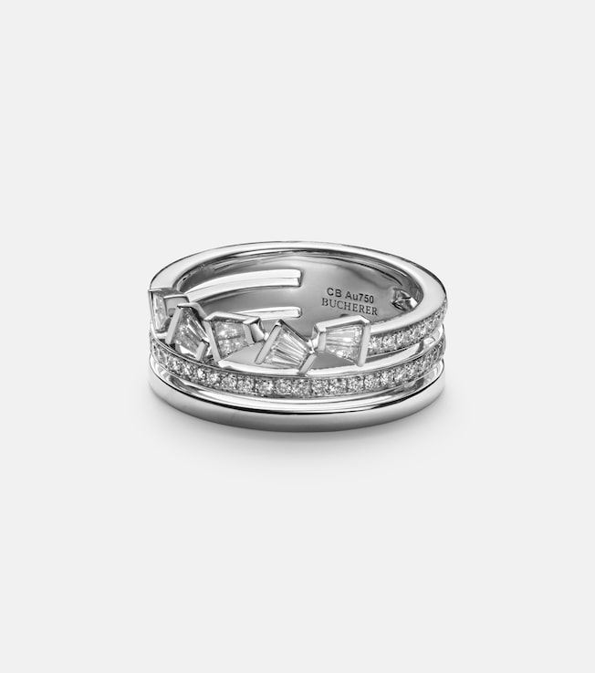 18kt white gold ring with diamonds | Bucherer Fine Jewellery