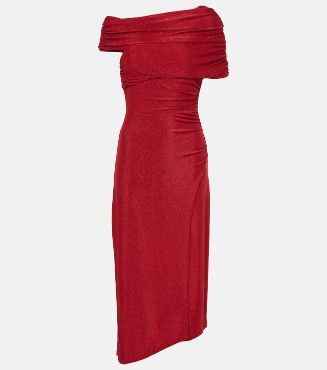 Agustin lamé midi dress | Diane von Furstenberg