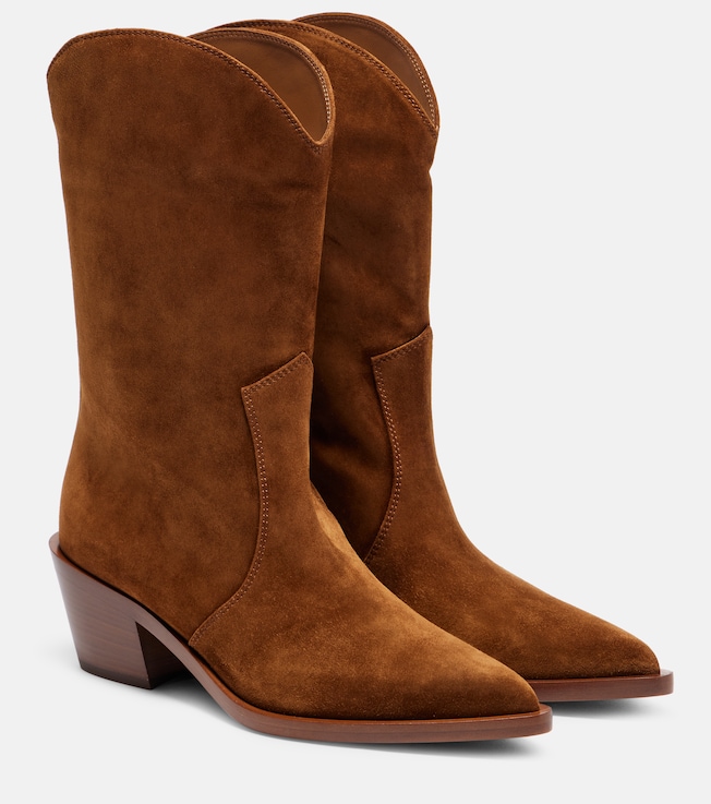 Western 45 suede booties | Gianvito Rossi