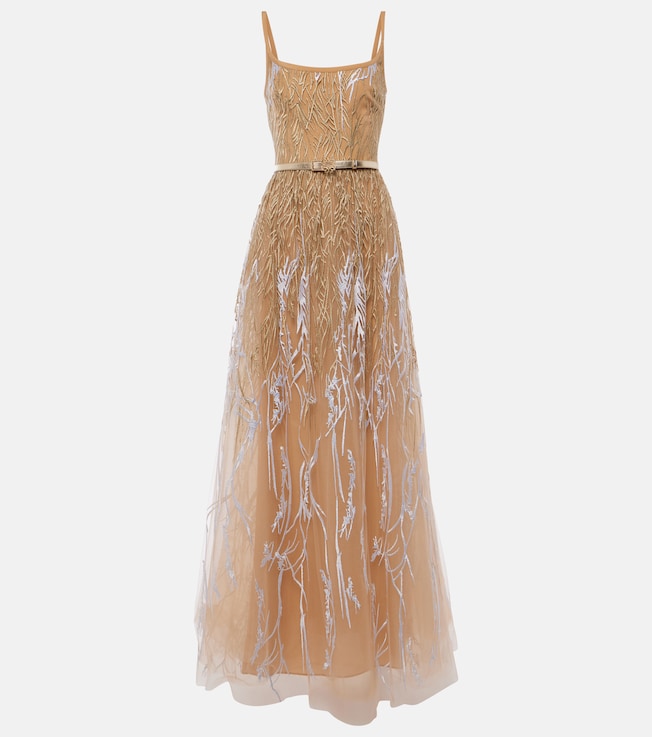 Arboreal embroidered gown | Elie Saab