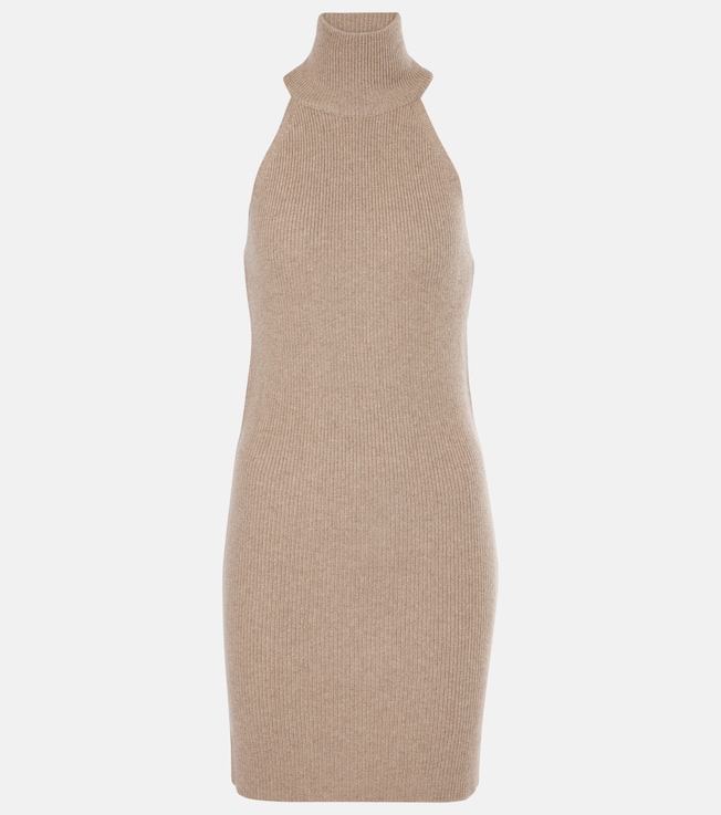 Carmen ribbed-knit cashmere minidress | Lisa Yang