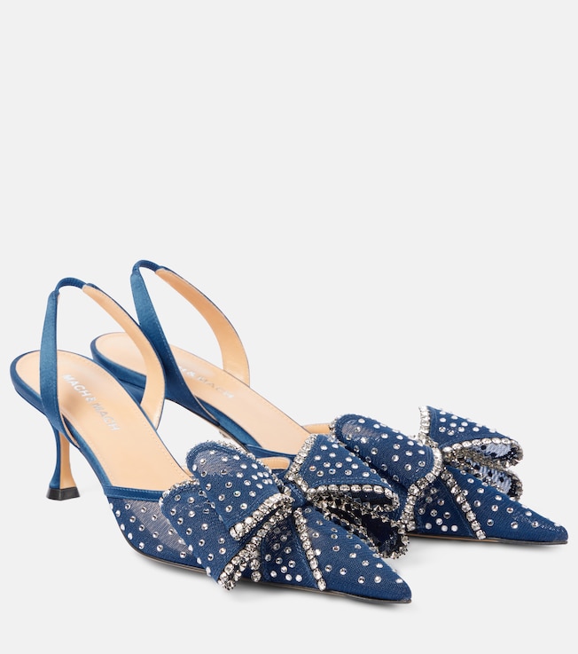 Cadeau 65 embellished slingback pumps | Mach & Mach