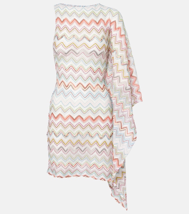 Zigzag lamé beach cover-up | Missoni