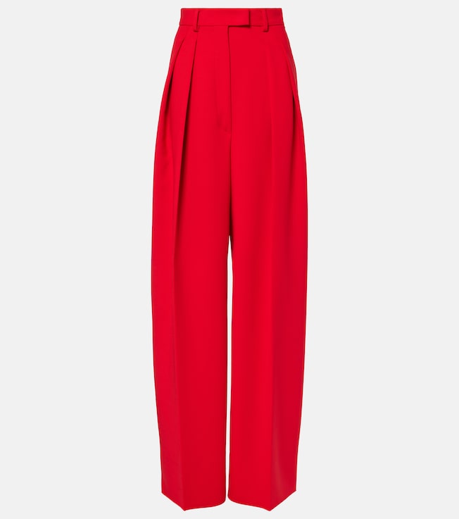 Abadan wool-blend canvas wide-leg pants | Sportmax