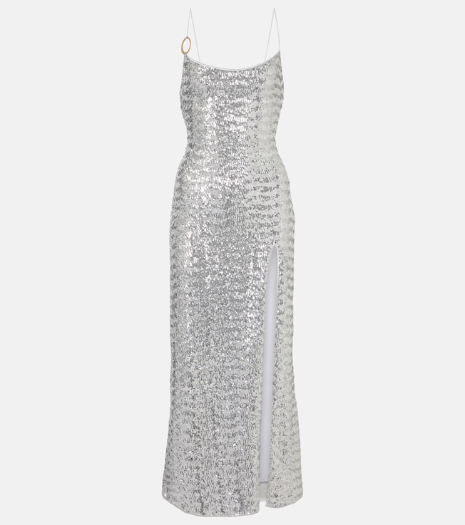 Pailettes sequined maxi dress | Oséree