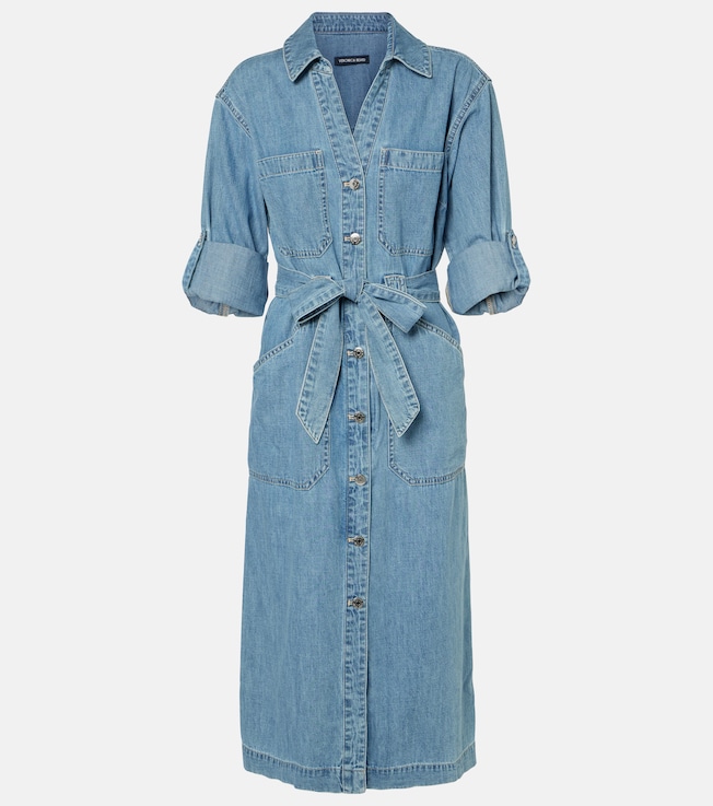 Evelyn denim shirt dress | Veronica Beard
