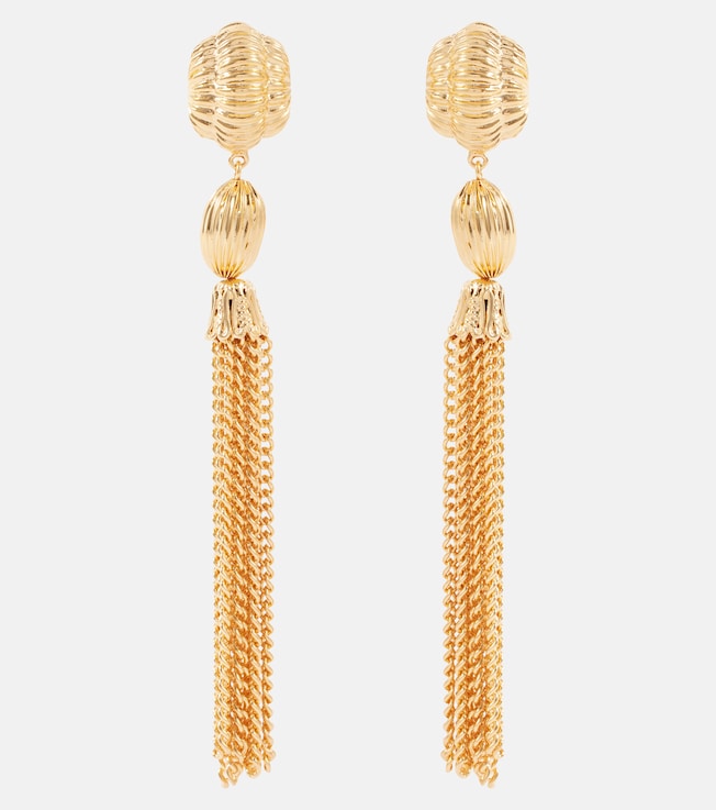 Arthella gold-plated drop earrings | Jennifer Behr