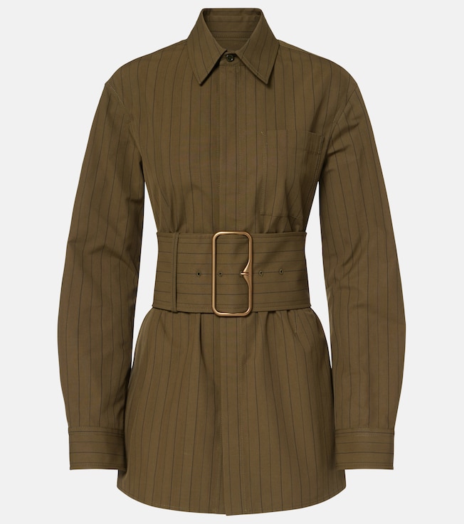 Belted cotton overshirt | Burberry