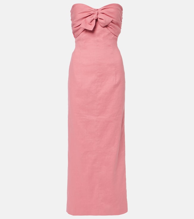 Rahel linen and cotton-blend maxi dress | Tove