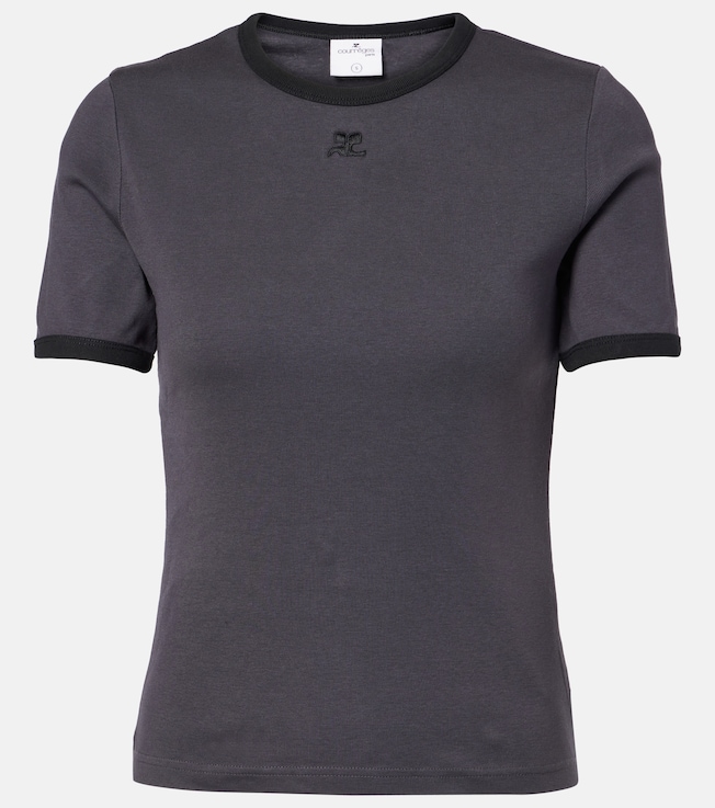 Signature cotton jersey T-shirt | Courrèges