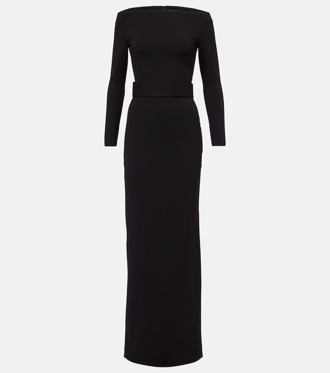 Sabina off-shoulder gown | Solace London