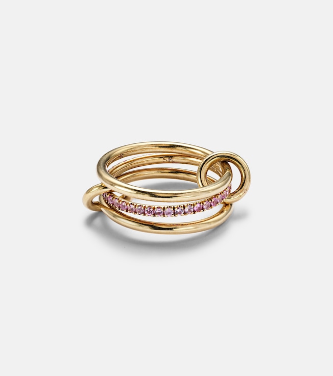 18kt yellow gold ring with sapphire | Spinelli Kilcollin