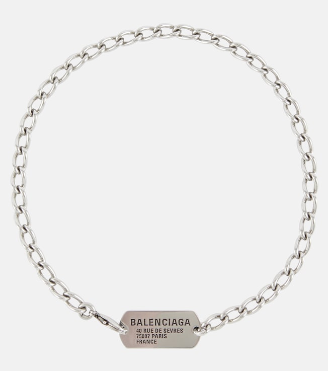 Logo tag necklace | Balenciaga