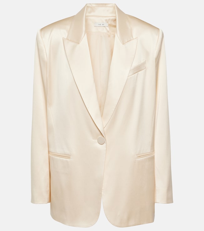 Oversized silk blazer | The Sei