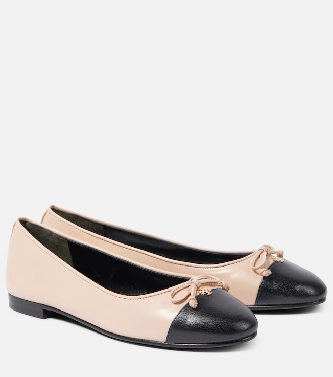 Embellished leather ballet flats | Tory Burch