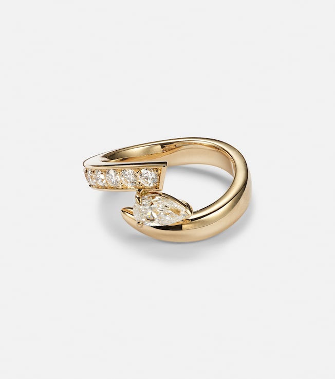 Inner Fire 18kt gold ring with diamonds | Bucherer Fine Jewellery