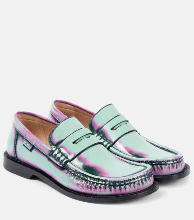 Campo leather penny loafers | Loewe