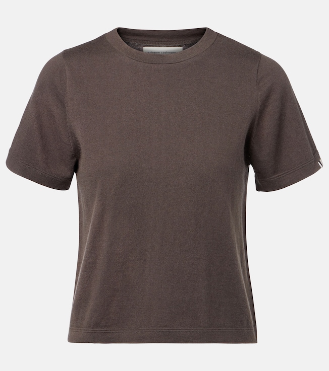 N°267 Tina cotton and cashmere T-shirt | Extreme Cashmere