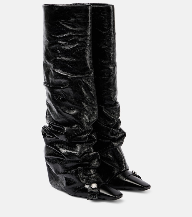 Juno 95 leather knee-high boots | The Attico