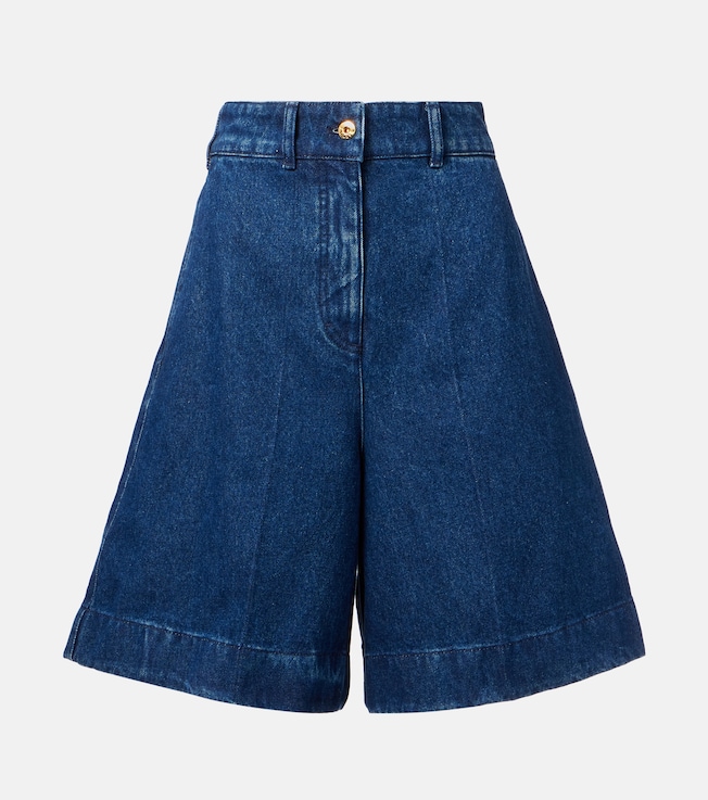 High-rise denim shorts | Patou