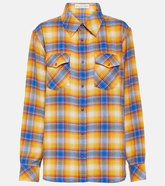 Tartan cashmere shirt | God's True Cashmere