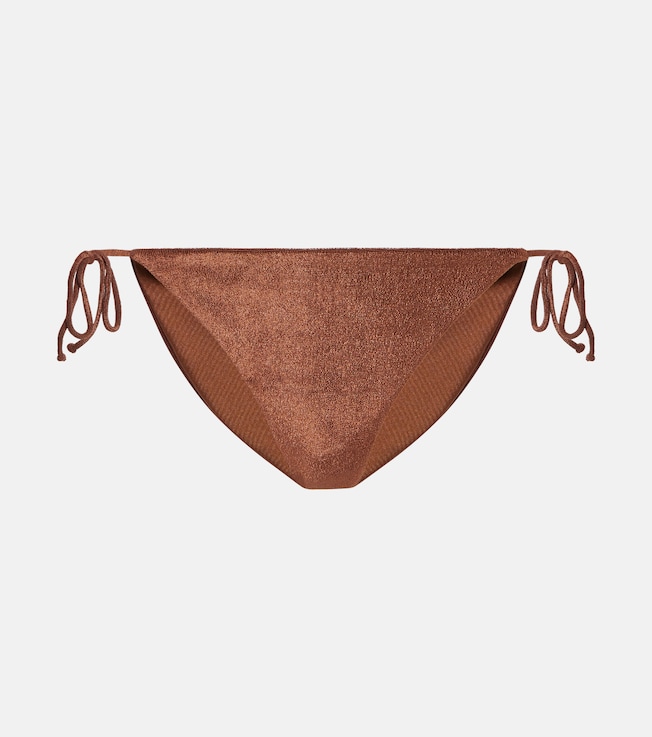 Ties terry bikini bottoms | Jade Swim