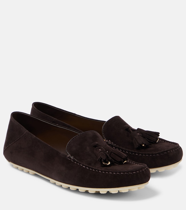 Dot suede moccasins | Loro Piana